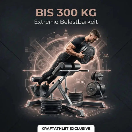 Titanium Strength Elite Series Hyperextension Bank Römischer Stuhl, Benutzertraining Extreme Belastbarkeit