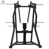 Titanium Strength Elite Series IsoLateral D.Y. Row in Frontansicht mit Griffpositionen oben und Scheibenhörnern