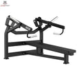 Titanium Strength Elite Series IsoLateral Horizontal Bench Press: Schrägansicht von links mit Flachbank und Hebelarmen
