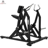 Titanium Strength Elite Series IsoLaterales Rudern – Schrägansicht von rechts mit Griffen