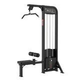 Titanium Strength Elite Series Latzugmaschine – Schrägansicht von der anderen Seite mit Latzugstange