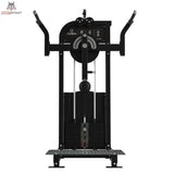 Titanium Strength Elite Series Multi Hip – Frontansicht mit Drehscheibe, Hebelpolster und Plattform