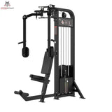 Titanium Strength Elite Series Pec Deck – Schrägansicht von der anderen Seite mit Gewichtsturm