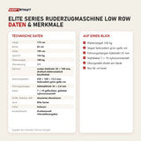 Technische Daten und Merkmale von Titanium Strength Elite Series Ruderzugmaschine Low Row als Tabelle