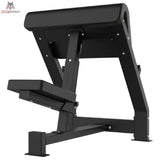 Titanium Strength Elite Series Scott-Bank Preacher, Detail des Armpolsters und Sitzes von der Seite