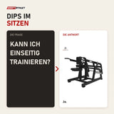 Frage und Antwort zu Titanium Strength Elite Series Seated Dip Maschine: Kann ich einseitig trainieren?