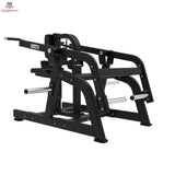 Titanium Strength Elite Series Seated Dip Maschine in Seitenansicht von rechts mit Sitz und seitlichen Griffen