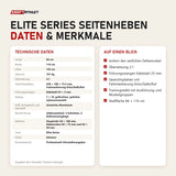 Technische Daten und Merkmale von Titanium Strength Elite Series Seitenheben als Tabelle