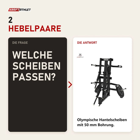 Frage und Antwort zu Titanium Strength Elite Series Seitheben Schulter Maschine: Welche Scheiben passen?