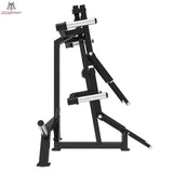 Titanium Strength Elite Series Seitheben Schulter Maschine: Seitenansicht von links mit Armpolstern und Rahmen