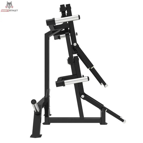 Titanium Strength Elite Series Seitheben Schulter Maschine: Seitenansicht von links mit Armpolstern und Rahmen