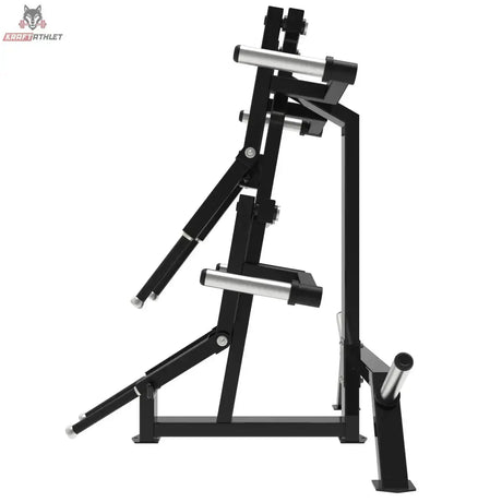 Titanium Strength Elite Series Seitheben Schulter Maschine: Seitenansicht von rechts mit Armpolstern und Rahmen