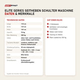 Technische Daten und Merkmale von Titanium Strength Elite Series Seitheben Schulter Maschine als Tabelle