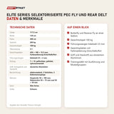 Technische Daten und Merkmale von Titanium Strength Elite Series Selektorisierte Pec Fly und Rear Delt als Tabelle
