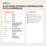 Technische Daten und Merkmale von Titanium Strength Elite Series Sitzende Wadenmaschine als Tabelle