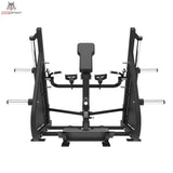 Titanium Strength Elite Series Smith-Rudermaschine mit Brustunterstützung – Frontansicht mit Brustpolster und Griffen