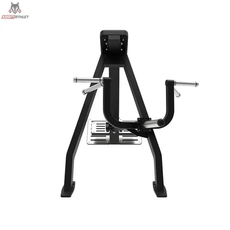 Titanium Strength Elite Series T-Bar Rudern: Frontansicht mit Brustpolster und seitlichen Griffen