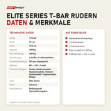 Technische Daten und Merkmale von Titanium Strength Elite Series T-Bar Rudern als Tabelle