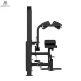 Titanium Strength Elite Series Total Abdominal – Seitenansicht mit Schulterpolstern und Sitz