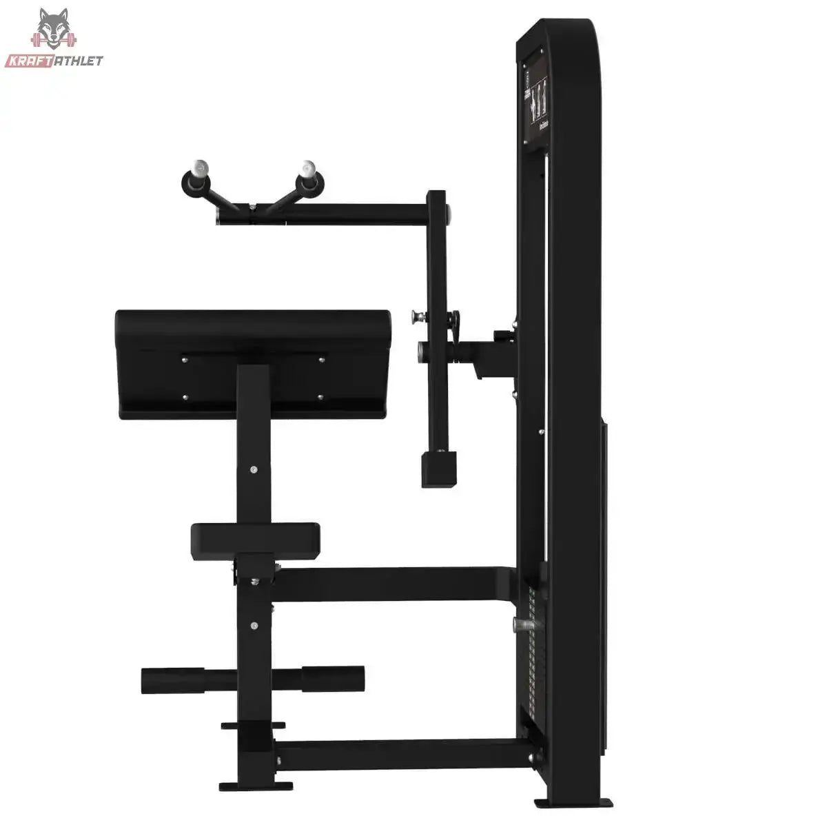 Titanium Strength Elite Series Trizepsstreckung – Rückansicht mit Armauflage, Sitz und Griffen