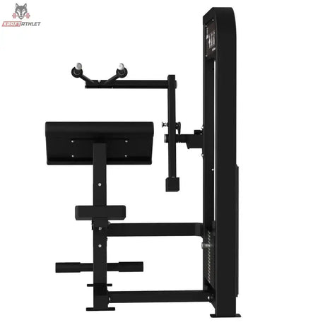 Titanium Strength Elite Series Trizepsstreckung – Rückansicht mit Armauflage, Sitz und Griffen