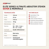Technische Daten und Merkmale von Titanium Strength Elite Series Ultimate Abductor Stehen als Tabelle
