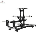 Titanium Strength Elite Series Ultimate Belt Squat – Seitenansicht mit Plattform und Hebelmechanik