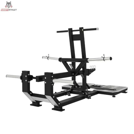 Titanium Strength Elite Series Ultimate Belt Squat – Seitenansicht mit Plattform und Hebelmechanik
