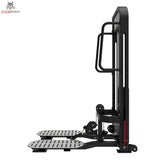Titanium Strength Elite Series Ultimate Gesäßtritt – Seitenansicht mit Trittplatten und Haltegriff