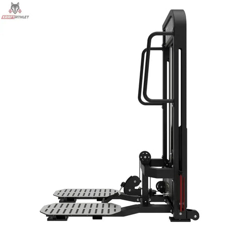 Titanium Strength Elite Series Ultimate Gesäßtritt – Seitenansicht mit Trittplatten und Haltegriff