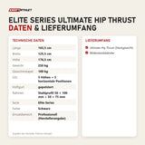 Technische Daten und Lieferumfang von Titanium Strength Elite Series Ultimate Hip Thrust als Tabelle