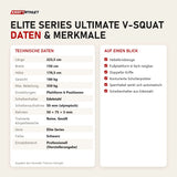 Technische Daten und Merkmale von Titanium Strength Elite Series Ultimate V-Squat als Tabelle