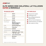 Technische Daten und Merkmale von Titanium Strength Elite Series Wide IsoLateral Lat Pulldown als Tabelle