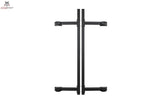 Titanium Strength Faltbares Wandrack FR360, Frontansicht im eingeklappten Zustand an der Wand