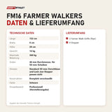 Technische Daten und Lieferumfang von Titanium Strength FM16 Farmer Walkers als Tabelle