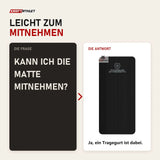 Frage und Antwort zu Titanium Strength FMS Fitnessmatte Small: Kann ich die Matte mitnehmen?