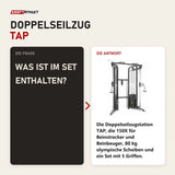 Frage und Antwort zu Titanium Strength Functional Cable Pack: Was ist im Set enthalten?