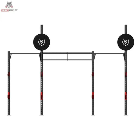 Titanium Strength Functional Wall RIG T2 in Frontansicht mit zwei Zielscheiben und Querstreben