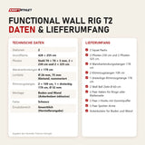 Technische Daten und Lieferumfang von Titanium Strength Functional Wall RIG T2 als Tabelle