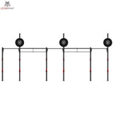 Titanium Strength Functional Wall RIG T3, Frontansicht mit drei Zielscheiben