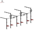 Titanium Strength Functional Wall RIG T3 in Schwarz mit roten Ablagen, Schrägansicht