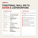 Technische Daten und Lieferumfang von Titanium Strength Functional Wall RIG T4 als Tabelle
