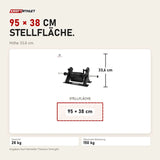 Maßbild Titanium Strength Fußheber-/Tibialis-Anterior-Trainer Elite Series: Stellfläche 95 × 38 cm, Höhe 33,6 cm