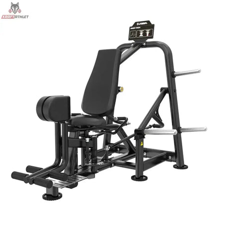 Titanium Strength Genesis Series Adduktorenhebel in Schrägansicht von der anderen Seite mit Rückenlehne