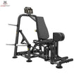 Titanium Strength Genesis Series Adduktorenhebel in Schrägansicht von vorne mit Sitz und Beinpolstern