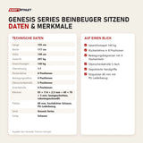 Technische Daten und Merkmale von Titanium Strength Genesis Series Beinbeuger sitzend als Tabelle