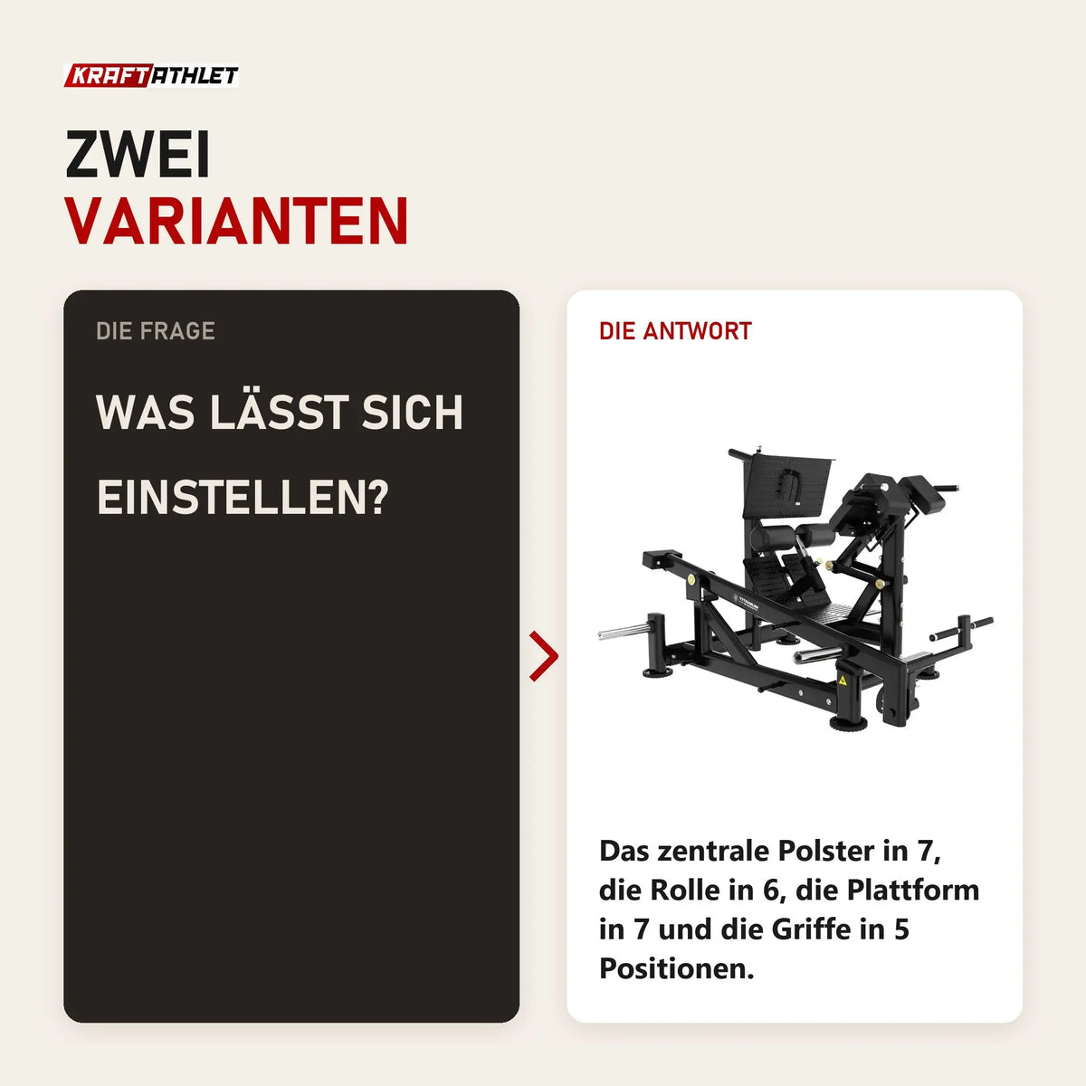 Frage und Antwort zu Titanium Strength Genesis Series Duale Lendenwirbel-Hyperextension: Was lässt sich einstellen?