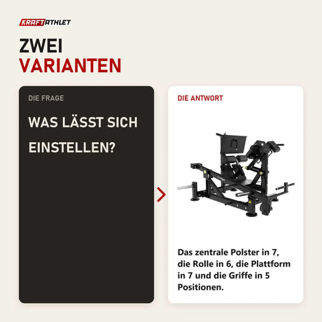 Frage und Antwort zu Titanium Strength Genesis Series Duale Lendenwirbel-Hyperextension: Was lässt sich einstellen?