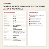 Technische Daten und Merkmale von Titanium Strength Genesis Series Einarmiges Sitzrudern als Tabelle