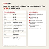 Technische Daten und Merkmale von Titanium Strength Genesis Series Geführte Dips und Klimmzüge als Tabelle